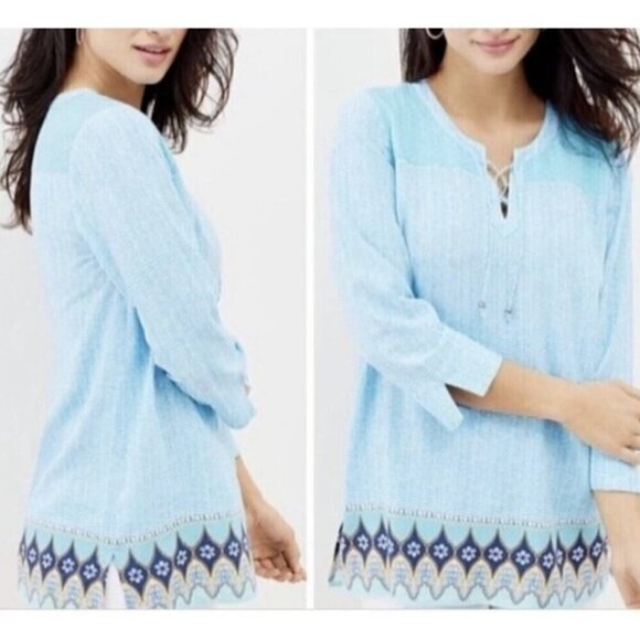 J. Jill Aegean Tunic Beach Top - Picture 9 of 9